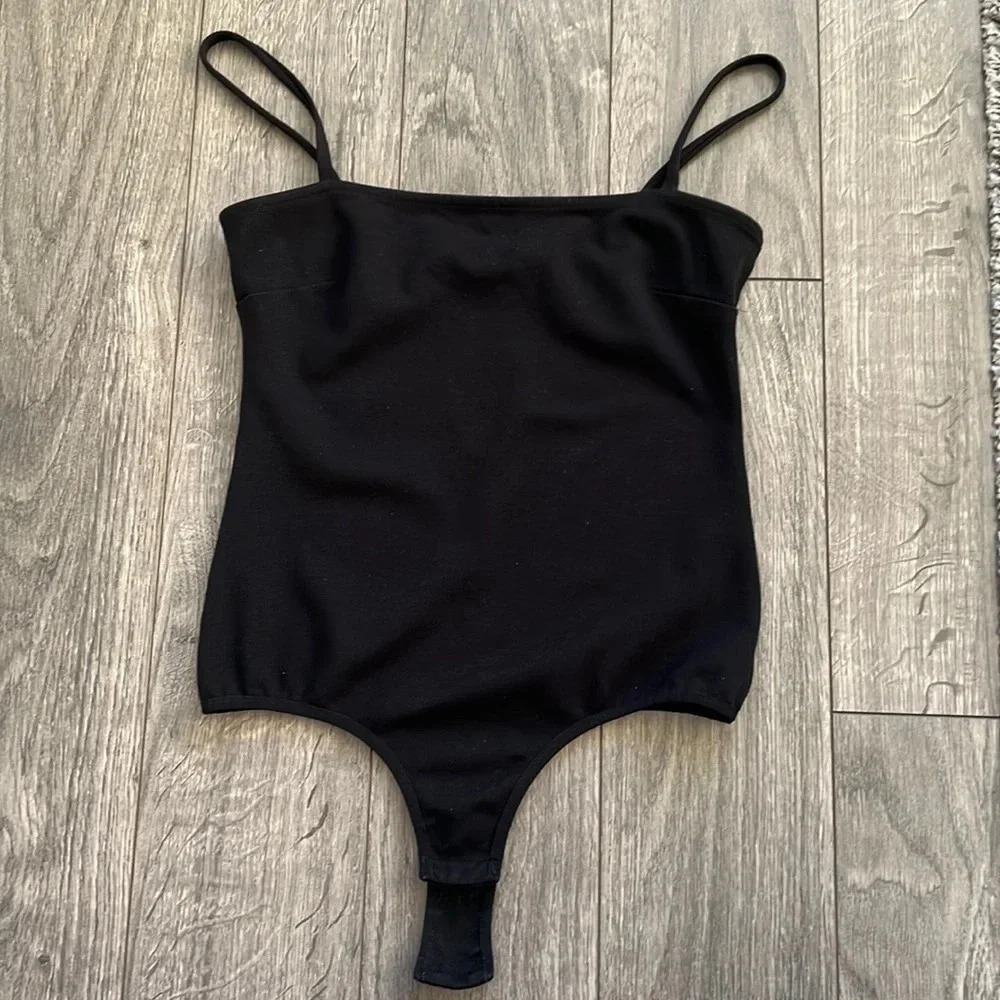 Free People Square Neck Bodysuit | Women’s Size S - Picture 2 of 5